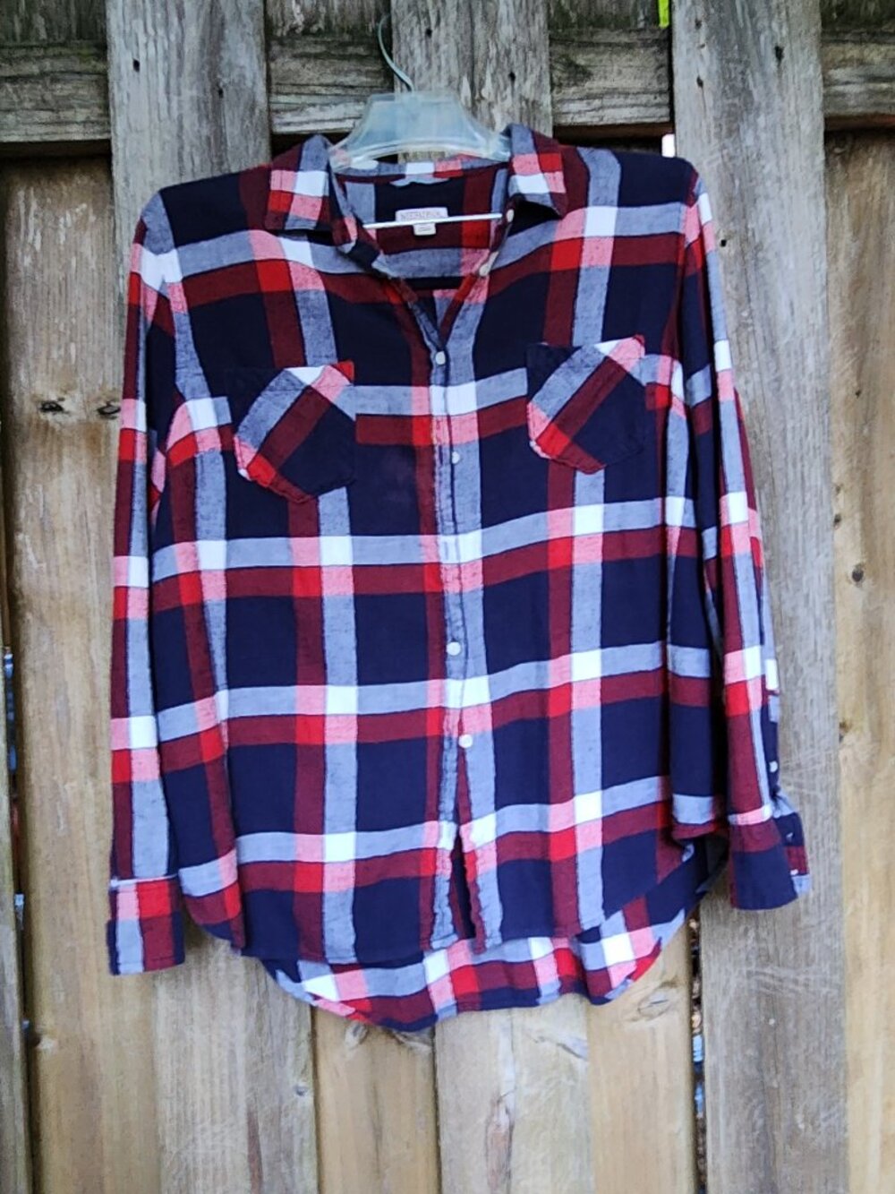 EUC XXL Merona Long Sleeve Cotton flannel button down shirt